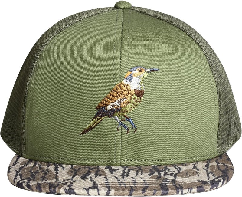 EDTREK Outdoorsman Pro Trucker Breathable Mesh Performance Cap - Flat Brim Snapback Hat - Image 1